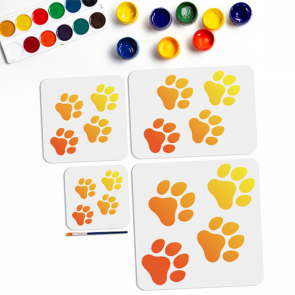 PandaHall MAYJOYDIY US 1 Set PET Hollow Out Drawing Painting Stencils, with 1Pc Art Paint Brushes, for DIY Scrapbook, Photo Album, Paw Print...
PandaHall MAYJOYDIY US 1 Set PET Hollow Out Drawing Painting Stencils, with 1Pc Art Paint Brushes, for DIY Scrapbook, Photo Album, Paw Print...
