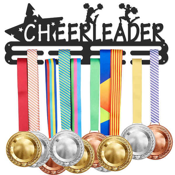 PandaHall Iron Medal Hanger Holder Display Wall Rack, 3-Line, with Screws, Black, Cheering Squad, 400x150mm Iron Others Black
PandaHall Iron Medal Hanger Holder Display Wall Rack, 3-Line, with Screws, Black, Cheering Squad, 400x150mm Iron Others Black