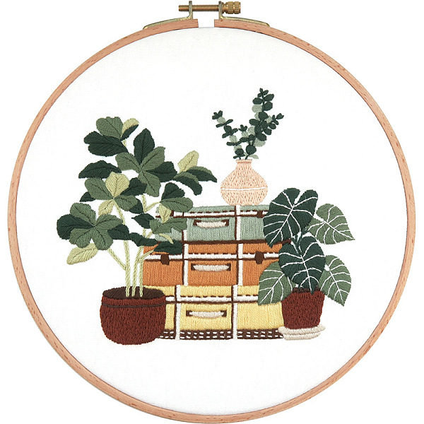 PandaHall DIY Display Decoration Embroidery Kit, Including Embroidery Needles & Thread, Cotton Fabric, Plants Pattern, 146x153mm Cotton..., Green
PandaHall DIY Display Decoration Embroidery Kit, Including Embroidery Needles & Thread, Cotton Fabric, Plants Pattern, 146x153mm Cotton..., Green