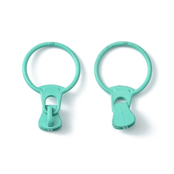 PandaHall Alloy Zipper, with Resin Puller, Round, Cadmium Free & Lead Free, Turquoise, 37mm, ring: 31.5x23.5x1.5mm, zipper puller..., Green
PandaHall Alloy Zipper, with Resin Puller, Round, Cadmium Free & Lead Free, Turquoise, 37mm, ring: 31.5x23.5x1.5mm, zipper puller..., Green