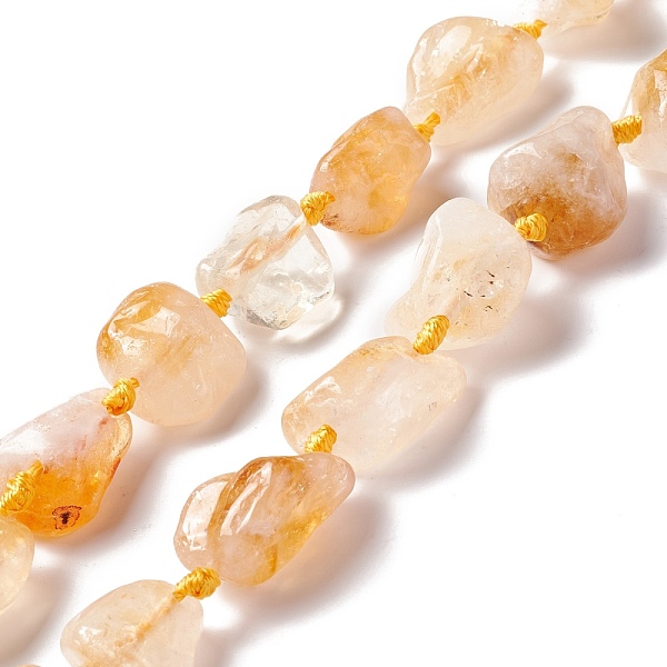PandaHall Natural Yellow Quartz Beads Strands, Nuggets, 16~36.8x13~28.5x8~21mm, Hole: 2~3.8mm, about 13pcs/strand, 16.26~17.52''...
PandaHall Natural Yellow Quartz Beads Strands, Nuggets, 16~36.8x13~28.5x8~21mm, Hole: 2~3.8mm, about 13pcs/strand, 16.26~17.52''...