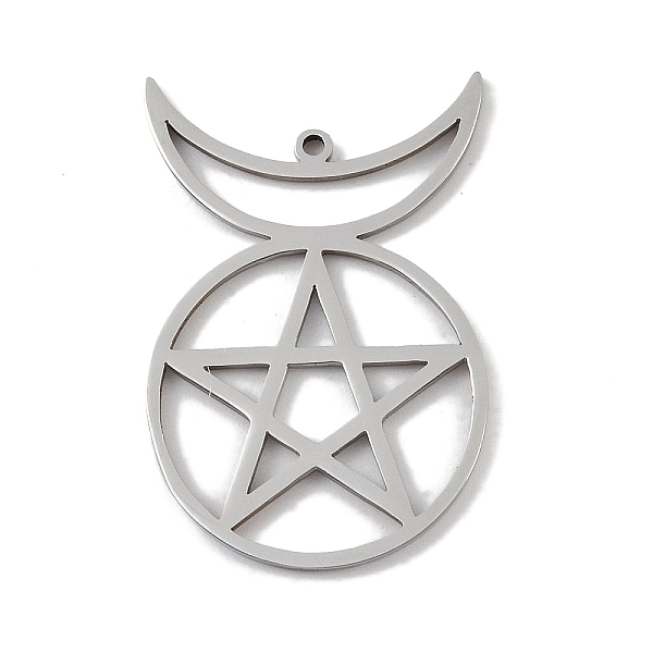 PandaHall 304 Stainless Steel Pendants, Laser Cut, Star with Moon Charm, Stainless Steel Color, 30x20x1mm, Hole: 1mm 304 Stainless Steel...
PandaHall 304 Stainless Steel Pendants, Laser Cut, Star with Moon Charm, Stainless Steel Color, 30x20x1mm, Hole: 1mm 304 Stainless Steel...