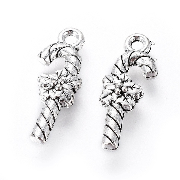 PandaHall Tibetan Style Alloy Christmas Crutch Pendants, Lead Free & Cadmium Free, Antique Silver, 25x10x4mm, Hole: 2mm Alloy Others
PandaHall Tibetan Style Alloy Christmas Crutch Pendants, Lead Free & Cadmium Free, Antique Silver, 25x10x4mm, Hole: 2mm Alloy Others