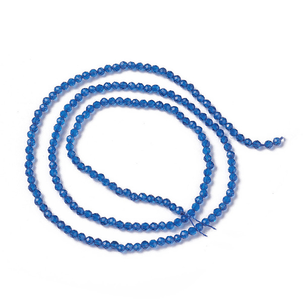 PandaHall Glass Beads Strands, Faceted, Round, Dodger Blue, 1.5~2x2mm, Hole: 0.2mm, about 178~186pcs/strand, 14.5~15.5 inch(36~39cm) Glass...
PandaHall Glass Beads Strands, Faceted, Round, Dodger Blue, 1.5~2x2mm, Hole: 0.2mm, about 178~186pcs/strand, 14.5~15.5 inch(36~39cm) Glass...