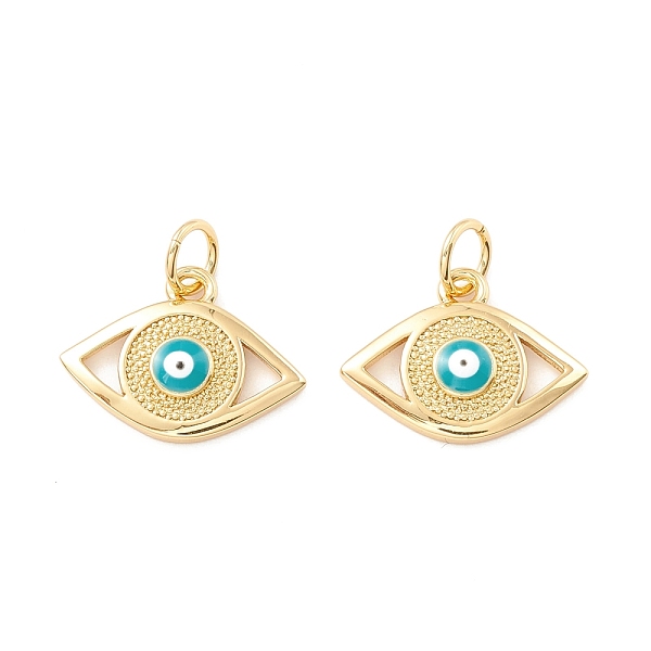 PandaHall Rack Plating Brass Enamel Pendants, with Jump Ring, Cadmium Free & Nickel Free & Lead Free, Real 18K Gold Long-Lasting Plated...
PandaHall Rack Plating Brass Enamel Pendants, with Jump Ring, Cadmium Free & Nickel Free & Lead Free, Real 18K Gold Long-Lasting Plated...