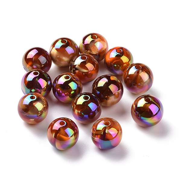 PandaHall UV Plating Rainbow Iridescent Acrylic Beads, with Gold Foil, Round, Sienna, 17mm, Hole: 2.5mm Acrylic Round Brown
PandaHall UV Plating Rainbow Iridescent Acrylic Beads, with Gold Foil, Round, Sienna, 17mm, Hole: 2.5mm Acrylic Round Brown