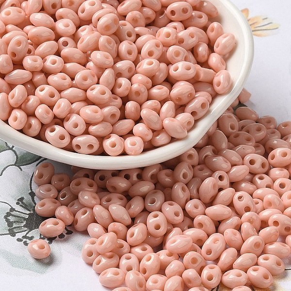 PandaHall Opaque Acrylic Beads, Double Hole, Oval, Misty Rose, 6x4.5x3.3mm, Hole: 1.2mm, about 14516pcs/500g Acrylic Oval
PandaHall Opaque Acrylic Beads, Double Hole, Oval, Misty Rose, 6x4.5x3.3mm, Hole: 1.2mm, about 14516pcs/500g Acrylic Oval