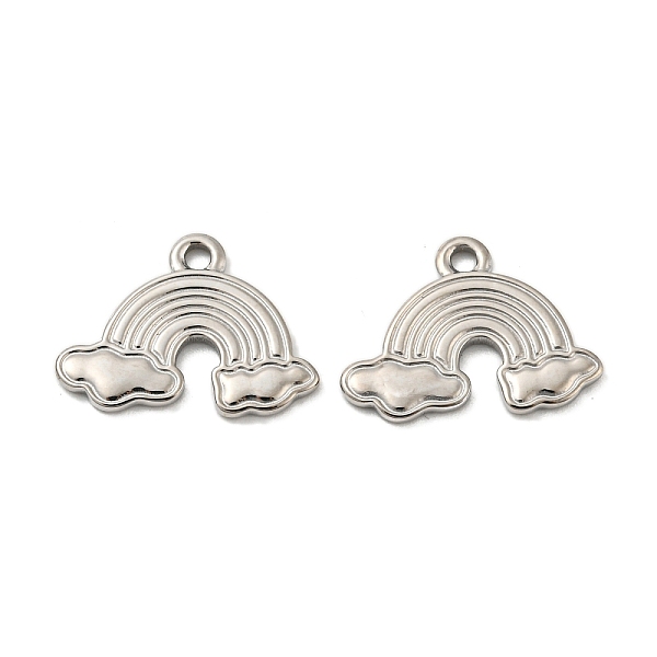 PandaHall 304 Stainless Steel Pendants, Rainbow with Cloud Charm, Stainless Steel Color, 14x18.5x1.5mm, Hole: 1.6mm 304 Stainless Steel...
PandaHall 304 Stainless Steel Pendants, Rainbow with Cloud Charm, Stainless Steel Color, 14x18.5x1.5mm, Hole: 1.6mm 304 Stainless Steel...