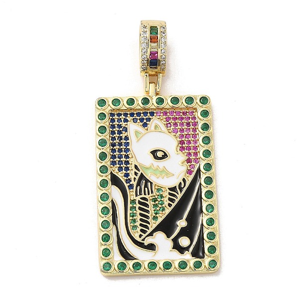 PandaHall Brass Micro Pave Cubic Zirconia Pendants with Enamel, Rectangle, Colorful, 42x25x3mm, Hole: 9x6mm Brass+Cubic Zirconia+Enamel...
PandaHall Brass Micro Pave Cubic Zirconia Pendants with Enamel, Rectangle, Colorful, 42x25x3mm, Hole: 9x6mm Brass+Cubic Zirconia+Enamel...