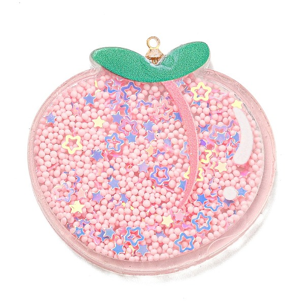 PandaHall Oil Hourglass Beads Acrylic Pendants, Golden, Peach, 45x46x5mm, Hole: 1.6mm Acrylic Peach
PandaHall Oil Hourglass Beads Acrylic Pendants, Golden, Peach, 45x46x5mm, Hole: 1.6mm Acrylic Peach