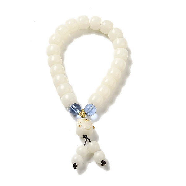 PandaHall Natural White Jade Bead Bracelets, with Glass Beads, Buddhist Jewelry, Stretch Bracelets, Inner Diameter: 5.5cm White Jade Cat...
PandaHall Natural White Jade Bead Bracelets, with Glass Beads, Buddhist Jewelry, Stretch Bracelets, Inner Diameter: 5.5cm White Jade Cat...