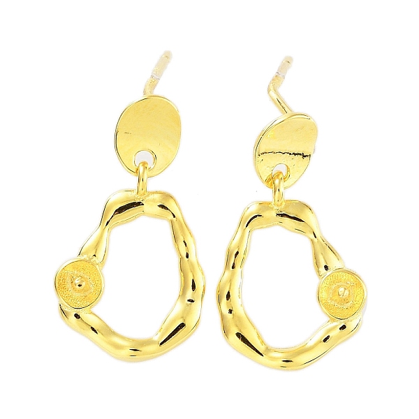 PandaHall 925 Sterling Silver Stud Earrings Findings, Real 18K Gold Plated, 17x9mm, Pin: 0.6mm Sterling Silver Others
PandaHall 925 Sterling Silver Stud Earrings Findings, Real 18K Gold Plated, 17x9mm, Pin: 0.6mm Sterling Silver Others