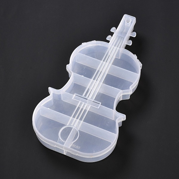 PandaHall Plastic Bead Containers, for Small Parts, Hardware and Craft, Guitar, Clear, 21.6x10.75x2.6cm, Hole: 5.5mm Plastic Musical...
PandaHall Plastic Bead Containers, for Small Parts, Hardware and Craft, Guitar, Clear, 21.6x10.75x2.6cm, Hole: 5.5mm Plastic Musical...