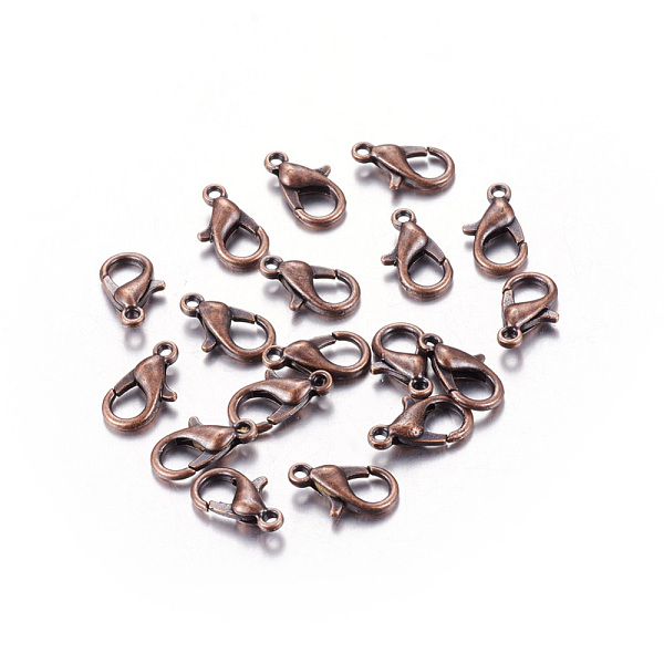 PandaHall Zinc Alloy Lobster Claw Clasps, Parrot Trigger Clasps, Cadmium Free & Nickel Free & Lead Free, Red Copper, 14x8mm, Hole: 1.8mm...
PandaHall Zinc Alloy Lobster Claw Clasps, Parrot Trigger Clasps, Cadmium Free & Nickel Free & Lead Free, Red Copper, 14x8mm, Hole: 1.8mm...