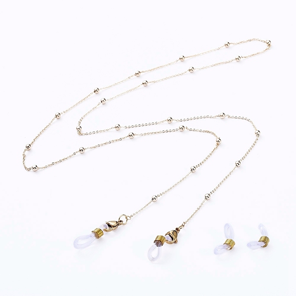 PandaHall Brass Eyeglasses Chains, Neck Strap for Eyeglasses and Reading Glasses, with 304 Stainless Steel Lobster Claw Clasps and Rubber...
PandaHall Brass Eyeglasses Chains, Neck Strap for Eyeglasses and Reading Glasses, with 304 Stainless Steel Lobster Claw Clasps and Rubber...