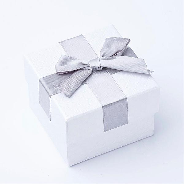 PandaHall Cardboard Box, Pendant and Ring Boxes, with Bowknot Ribbon, Square, White, 7.4x7.4x5.3cm Paper Square White
PandaHall Cardboard Box, Pendant and Ring Boxes, with Bowknot Ribbon, Square, White, 7.4x7.4x5.3cm Paper Square White