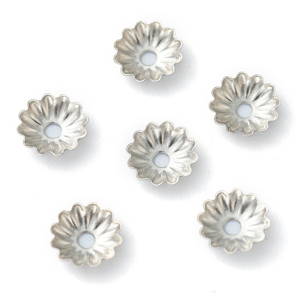 PandaHall 304 Stainless Steel Bead Caps, Multi-Petal, Flower, Stainless Steel Color, 5.7x1.4mm, Hole: 1.2mm 304 Stainless Steel
PandaHall 304 Stainless Steel Bead Caps, Multi-Petal, Flower, Stainless Steel Color, 5.7x1.4mm, Hole: 1.2mm 304 Stainless Steel