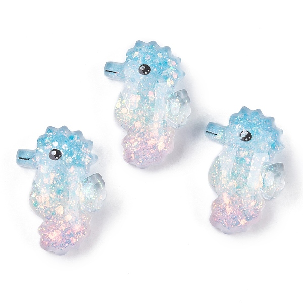 PandaHall Transparent Epoxy Resin Decoden Cabochons, Glitter Sea Animals, Sea Horse, 24.5x17x7mm Epoxy Resin Sea Horse
PandaHall Transparent Epoxy Resin Decoden Cabochons, Glitter Sea Animals, Sea Horse, 24.5x17x7mm Epoxy Resin Sea Horse