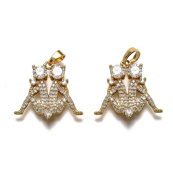 PandaHall Brass Clear Cubic Zirconia Constellation Charms, Long-Lasting Plated, Real 18K Gold Plated, Gemini, 20x20x3mm, Hole: 4.5x2mm...
PandaHall Brass Clear Cubic Zirconia Constellation Charms, Long-Lasting Plated, Real 18K Gold Plated, Gemini, 20x20x3mm, Hole: 4.5x2mm...
