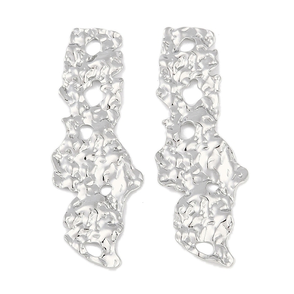 PandaHall 304 Stainless Steel Big Pendants, Textured Irregular Geometry Charm, Stainless Steel Color, 59x21x2.2mm, Hole: 2.2mm 304 Stainless...
PandaHall 304 Stainless Steel Big Pendants, Textured Irregular Geometry Charm, Stainless Steel Color, 59x21x2.2mm, Hole: 2.2mm 304 Stainless...