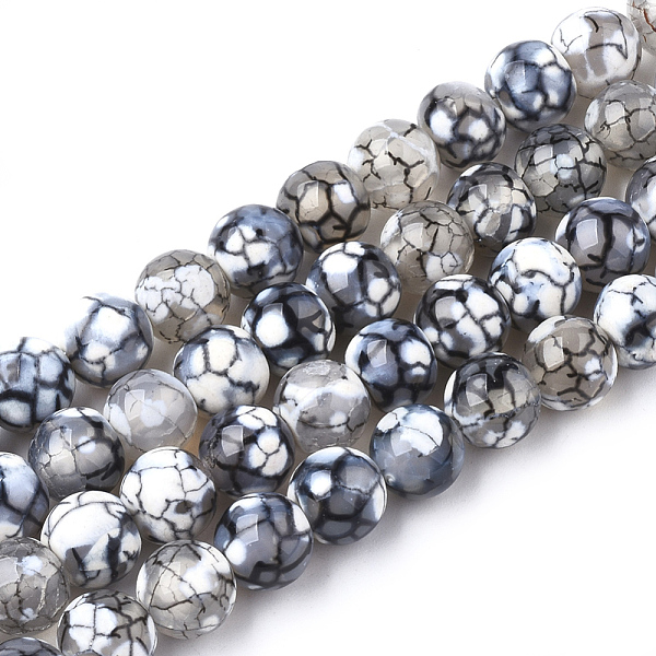 PandaHall Natural Fire Crackle Agate Beads Strands, Dyed, Round, Gainsboro, 8mm, Hole: 1mm, about 46~48pcs/strand, 14.56 inch~15.15 inch..., Gray
PandaHall Natural Fire Crackle Agate Beads Strands, Dyed, Round, Gainsboro, 8mm, Hole: 1mm, about 46~48pcs/strand, 14.56 inch~15.15 inch..., Gray