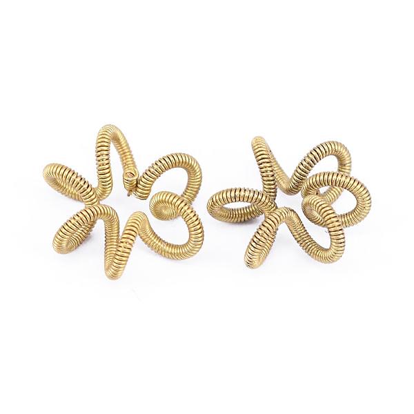 PandaHall Brass Spring Beads, Coil Beads, Nickel Free, Flower, Raw(Unplated), 14x6x1mm Brass Flower
PandaHall Brass Spring Beads, Coil Beads, Nickel Free, Flower, Raw(Unplated), 14x6x1mm Brass Flower