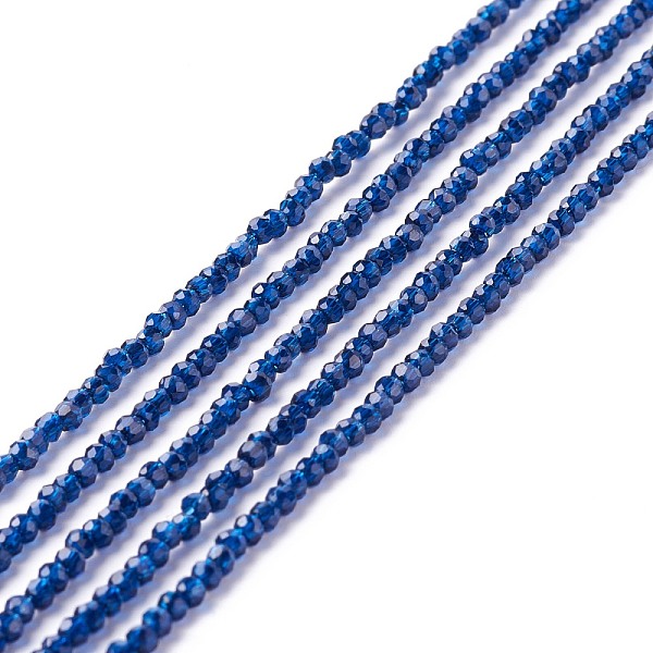 PandaHall Transparent Glass Beads Strands, Faceted, Round, Midnight Blue, 2mm, Hole: 0.6mm, about 182~201pcs/strand, 14.57~15.24 inch...
PandaHall Transparent Glass Beads Strands, Faceted, Round, Midnight Blue, 2mm, Hole: 0.6mm, about 182~201pcs/strand, 14.57~15.24 inch...