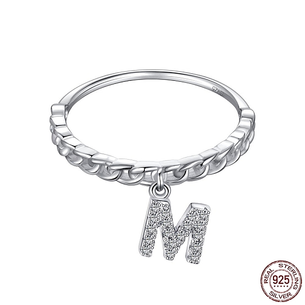 PandaHall Rhodium Plated 925 Sterling Silver Micro Pave Clear Cubic Zirconia Finger Ring for Women, Letter, with 925 Stamp, Real Platinum...
PandaHall Rhodium Plated 925 Sterling Silver Micro Pave Clear Cubic Zirconia Finger Ring for Women, Letter, with 925 Stamp, Real Platinum...