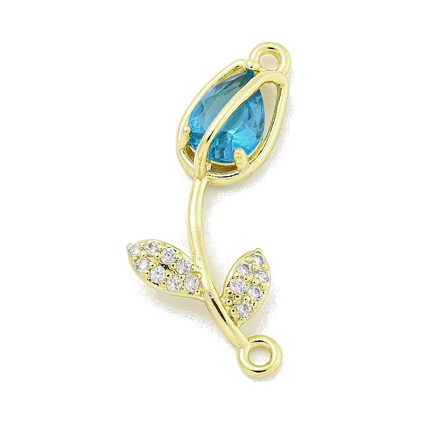 PandaHall Rack Plating Brass Micro Pave Clear Cubic Zirconia Flower Connertor Charms, Rose Glass Links, Real 18K Gold Plated, Cadmium Free &...
PandaHall Rack Plating Brass Micro Pave Clear Cubic Zirconia Flower Connertor Charms, Rose Glass Links, Real 18K Gold Plated, Cadmium Free &...