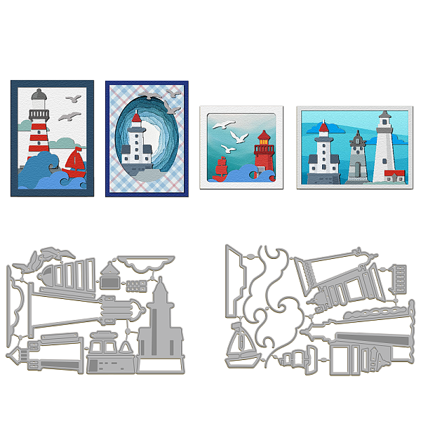 PandaHall GLOBLELAND Sea Lighthouse Cutting Dies Sea Landscape Metal Die Cuts Seagulls Metal Cutting Die for DIY Scrapbooking Photo Album...
PandaHall GLOBLELAND Sea Lighthouse Cutting Dies Sea Landscape Metal Die Cuts Seagulls Metal Cutting Die for DIY Scrapbooking Photo Album...