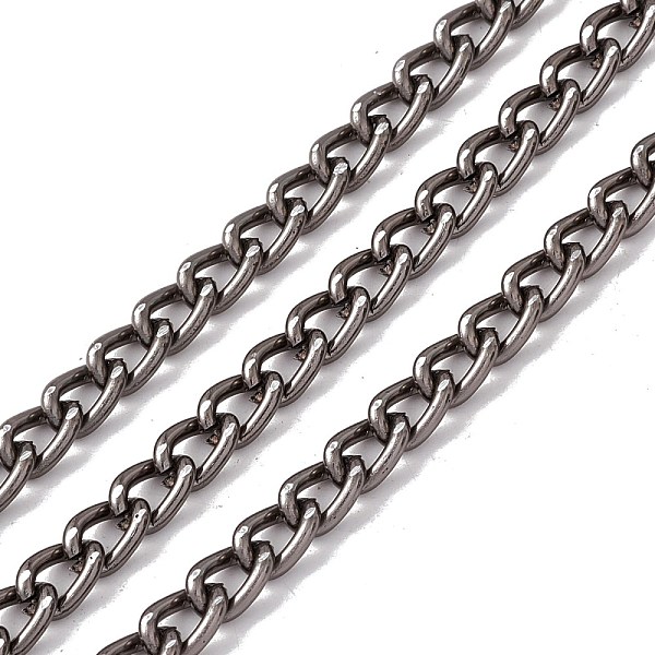 PandaHall Oval Oxidation Aluminum Curb Chains, Unwelded, with Spool, Black, Link: 8x4.5x1.2mm, about 30m/roll Aluminum
PandaHall Oval Oxidation Aluminum Curb Chains, Unwelded, with Spool, Black, Link: 8x4.5x1.2mm, about 30m/roll Aluminum