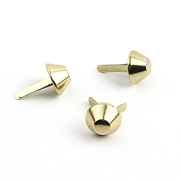 PandaHall Iron Purse Handbag Feet Cone Studs, Spike Nailheads Brad, Mushroom Shape, Light Gold, 12mm Iron
PandaHall Iron Purse Handbag Feet Cone Studs, Spike Nailheads Brad, Mushroom Shape, Light Gold, 12mm Iron