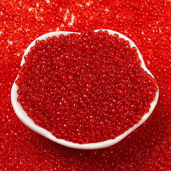 PandaHall TOHO Round Seed Beads, Japanese Seed Beads, (5B) Transparent Siam Ruby, 8/0, 3mm, Hole: 1mm, about 10000pcs/pound Glass Red
PandaHall TOHO Round Seed Beads, Japanese Seed Beads, (5B) Transparent Siam Ruby, 8/0, 3mm, Hole: 1mm, about 10000pcs/pound Glass Red