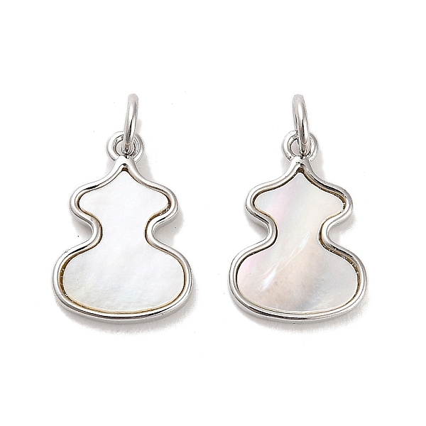 PandaHall Brass Pave Shell Pendants, Gourd Charms with Jump Ring, Platinum, 16x11x2mm, Hole: 3.5mm Shell Others
PandaHall Brass Pave Shell Pendants, Gourd Charms with Jump Ring, Platinum, 16x11x2mm, Hole: 3.5mm Shell Others