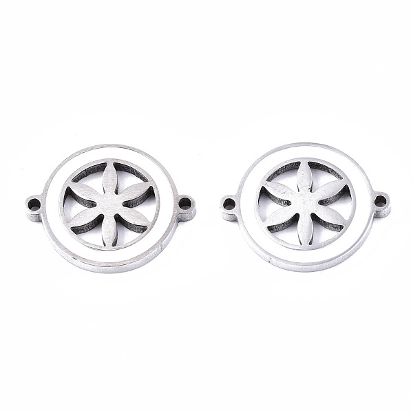 PandaHall 304 Stainless Steel Enamel Links Connectors, Laser Cut, Flat Round with 6-Petal Flower, White, Stainless Steel Color...
PandaHall 304 Stainless Steel Enamel Links Connectors, Laser Cut, Flat Round with 6-Petal Flower, White, Stainless Steel Color...