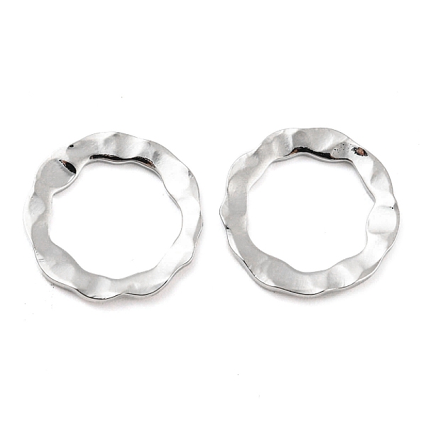 PandaHall Brass Linking Rings, Irregular Wavy Round Ring Connectors, Real Platinum Plated, 15.5x1.3mm Brass Ring
PandaHall Brass Linking Rings, Irregular Wavy Round Ring Connectors, Real Platinum Plated, 15.5x1.3mm Brass Ring