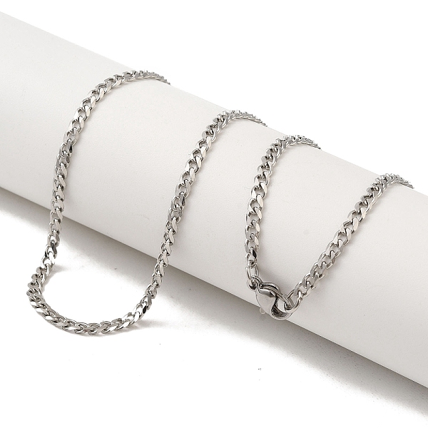 PandaHall 201 Stainless Steel Curb Chain Necklaces for Men, Stainless Steel Color, 24.09 inch(61.2cm) 201 Stainless Steel
PandaHall 201 Stainless Steel Curb Chain Necklaces for Men, Stainless Steel Color, 24.09 inch(61.2cm) 201 Stainless Steel