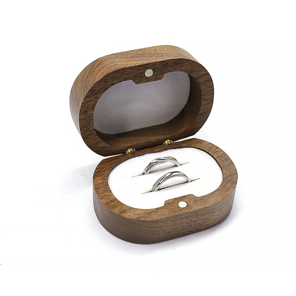 PandaHall Oval Wood Wedding Ring Storage Boxes with Velvet Inside, Wooden Couple Ring Gift Case with Magnetic Clasps, White, 7x5x3.4cm Wood...
PandaHall Oval Wood Wedding Ring Storage Boxes with Velvet Inside, Wooden Couple Ring Gift Case with Magnetic Clasps, White, 7x5x3.4cm Wood...