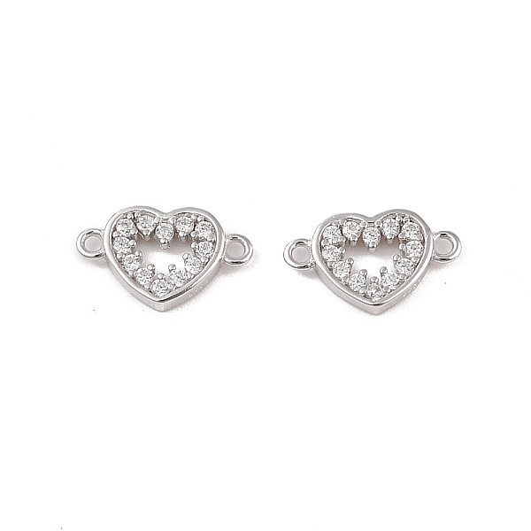 PandaHall Rhodium Plated 925 Sterling Silver Pave Clear Cubic Zirconia Links, Heart Connector Charms with 925 Stamp, Real Platinum Plated...
PandaHall Rhodium Plated 925 Sterling Silver Pave Clear Cubic Zirconia Links, Heart Connector Charms with 925 Stamp, Real Platinum Plated...