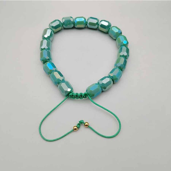 PandaHall Adjustable Electroplated Faceted Cube Glass Braided Beaded Bracelets for Women Men Glass
PandaHall Adjustable Electroplated Faceted Cube Glass Braided Beaded Bracelets for Women Men Glass