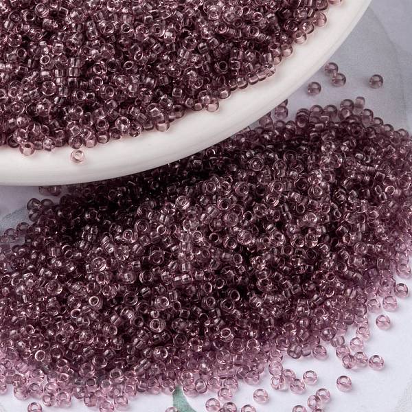 PandaHall MIYUKI Round Rocailles Beads, Japanese Seed Beads, 15/0, (RR142) Transparent Smoky Amethyst, 1.5mm, Hole: 0.7mm, about 5555pcs/10g..., Purple
PandaHall MIYUKI Round Rocailles Beads, Japanese Seed Beads, 15/0, (RR142) Transparent Smoky Amethyst, 1.5mm, Hole: 0.7mm, about 5555pcs/10g..., Purple