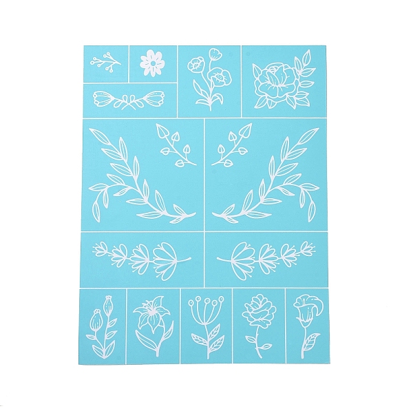 PandaHall Olycraft 2Pcs Self-Adhesive Silk Screen Printing Stencil, for Painting on Wood, DIY Decoration T-Shirt Fabric, Turquoise, Flower..., Green
PandaHall Olycraft 2Pcs Self-Adhesive Silk Screen Printing Stencil, for Painting on Wood, DIY Decoration T-Shirt Fabric, Turquoise, Flower..., Green