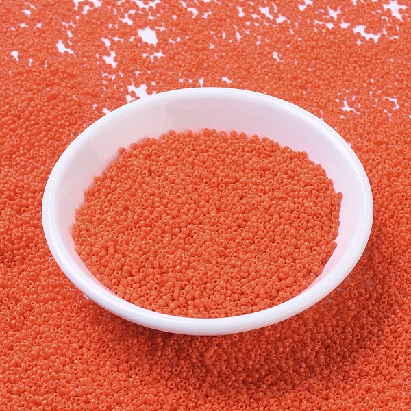 PandaHall MIYUKI Round Rocailles Beads, Japanese Seed Beads, 11/0, (RR406) Opaque Orange, 11/0, 2x1.3mm, Hole: 0.8mm, about 5500pcs/50g...
PandaHall MIYUKI Round Rocailles Beads, Japanese Seed Beads, 11/0, (RR406) Opaque Orange, 11/0, 2x1.3mm, Hole: 0.8mm, about 5500pcs/50g...