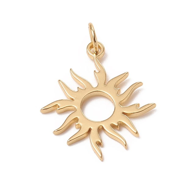 PandaHall Brass Solar Eclipse Pendants, with Jump Rings, Long-Lasting Plated, Sun, Golden, 21x18x1mm, Jump Ring: 5x0.7mm, Inner Diameter...
PandaHall Brass Solar Eclipse Pendants, with Jump Rings, Long-Lasting Plated, Sun, Golden, 21x18x1mm, Jump Ring: 5x0.7mm, Inner Diameter...