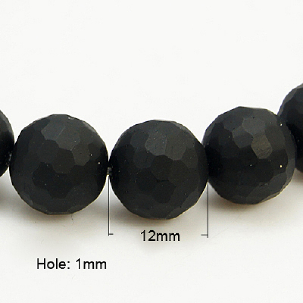 PandaHall Synthetic Black Stone Beads Strands, Dyed, Faceted, Frosted, Round, Black, 12mm Black Stone Round Black
PandaHall Synthetic Black Stone Beads Strands, Dyed, Faceted, Frosted, Round, Black, 12mm Black Stone Round Black