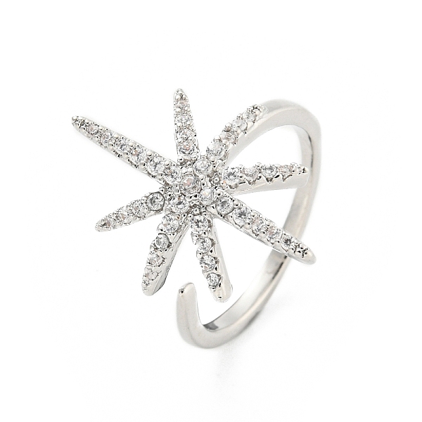 PandaHall Brass Micro Pave Cubic Zirconia Cuff Rings, Star Open Rings for Women, Long-Lasting Plated, Platinum, Adjustable Brass+Cubic..., Clear
PandaHall Brass Micro Pave Cubic Zirconia Cuff Rings, Star Open Rings for Women, Long-Lasting Plated, Platinum, Adjustable Brass+Cubic..., Clear