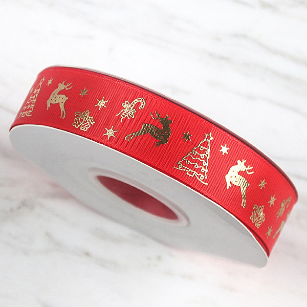 PandaHall 25 Yards Flat Christmas Reindeer Printed Polyester Grosgrain Ribbons, Hot Stamping Ribbons, Red, 1 inch(25mm), about 25.00 Yards...
PandaHall 25 Yards Flat Christmas Reindeer Printed Polyester Grosgrain Ribbons, Hot Stamping Ribbons, Red, 1 inch(25mm), about 25.00 Yards...