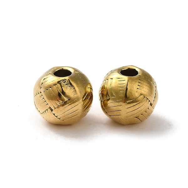 PandaHall 304 Stainless Steel Beads, Round, Real 18K Gold Plated, 8x7.5mm, Hole: 2.2mm 304 Stainless Steel Round
PandaHall 304 Stainless Steel Beads, Round, Real 18K Gold Plated, 8x7.5mm, Hole: 2.2mm 304 Stainless Steel Round