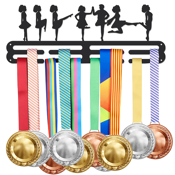 PandaHall Iron Medal Hanger Holder Display Wall Rack, with Screws, Dance, Human, 150x400mm Iron Human Black
PandaHall Iron Medal Hanger Holder Display Wall Rack, with Screws, Dance, Human, 150x400mm Iron Human Black