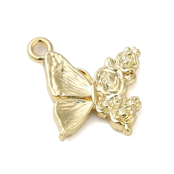 PandaHall Plating Alloy Pendants, Cadmium Free & Lead Free, Butterfly with Rose, Golden, 17x18x3mm, Hole: 1.8mm Alloy Butterfly
PandaHall Plating Alloy Pendants, Cadmium Free & Lead Free, Butterfly with Rose, Golden, 17x18x3mm, Hole: 1.8mm Alloy Butterfly